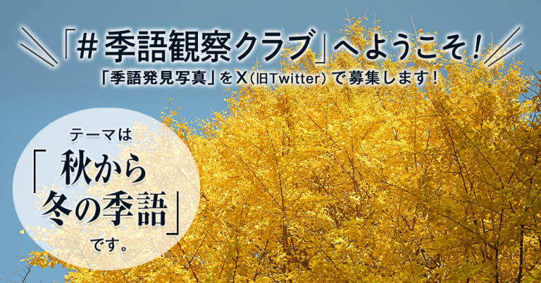 「NHK俳句」テキスト　＃季語観察クラブ　の参加要項 見出し画像